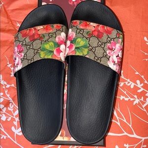 Gucci Blooms Slide Sandals
